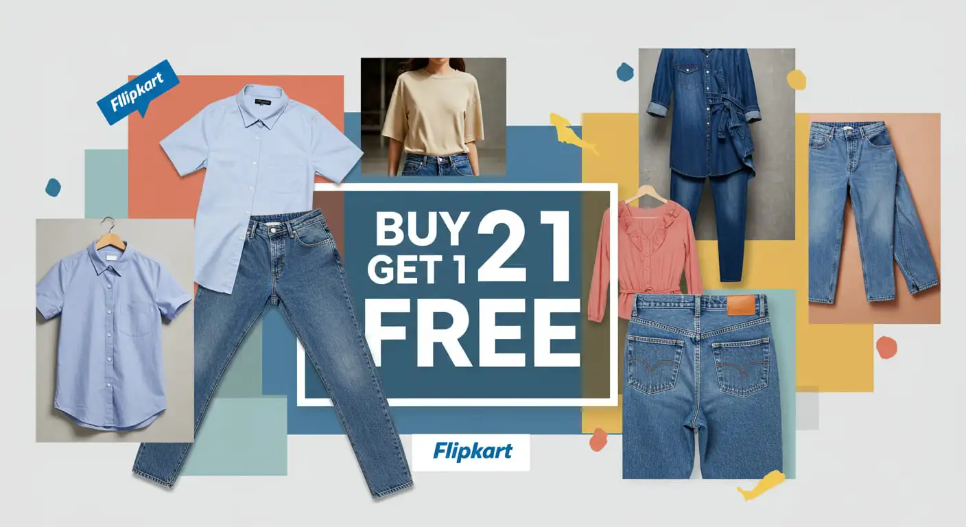 Flipkart - Buy 2 Get 1 FREE Fashion & Clothing