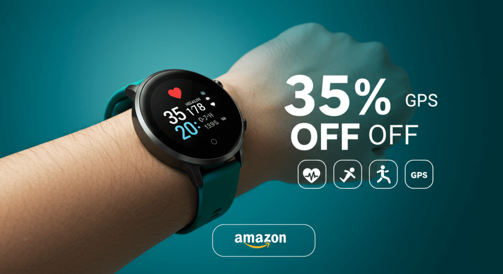 35% Off Fitness Tracker Smart Watch