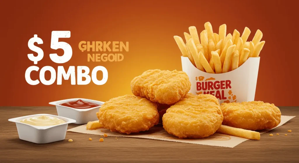 Burger King - $5 Chicken Nuggets & Fries Combo