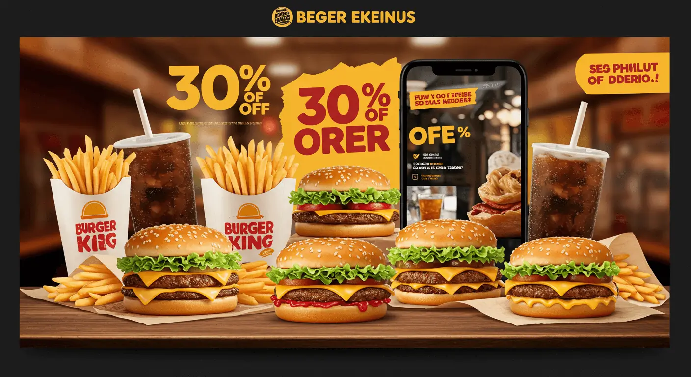 Burger King - 30% Off Entire Order